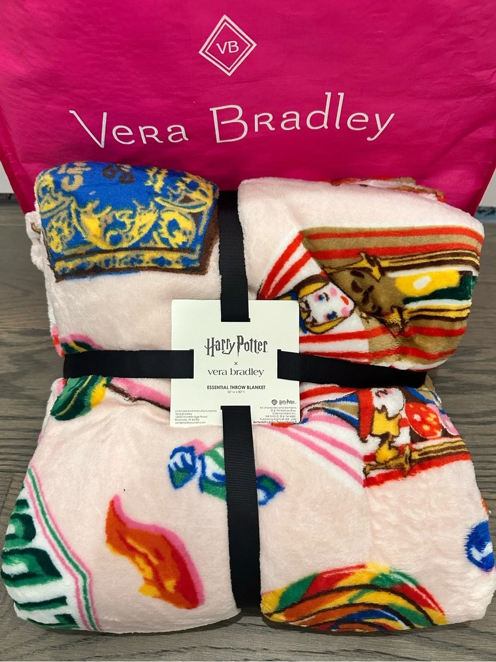Vera Bradley Harry Potter Limited Edition Essential Throw Blanket NWT